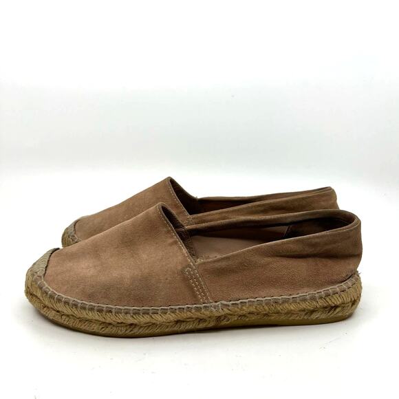 Gaimo Blush Pink Suede Flat Espadrille Women's 7.5 US - Picture 4 of 8